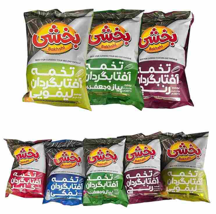 تخمه آفتابگردان میکس100گرم16عددی