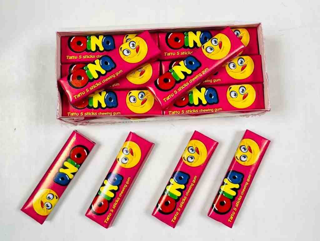 اوینا آدامس استیک تتو ایموجی بسته 24 عددی