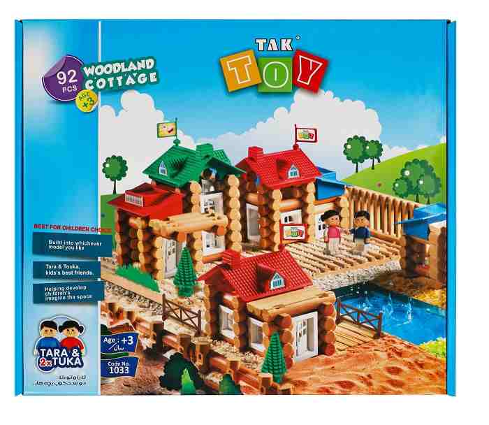 تکتوی کلبه جنگلی ٩٢ تکه