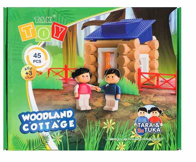 تکتوی کلبه جنگلی 45 تکه