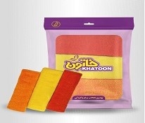 خاتون دستمال میکروفایبر3عددی10003