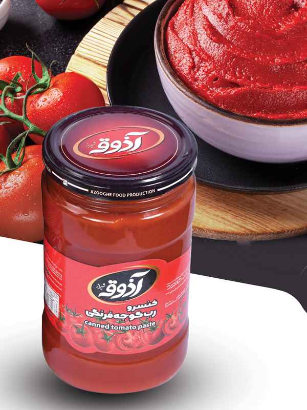 آذوقه رب گوجه فرنگی شیشه750گرم12عددی