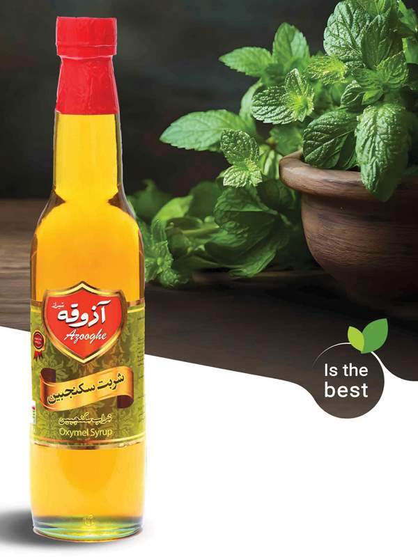 آذوقه شربت بطری سکنجبین520گرم12عددی