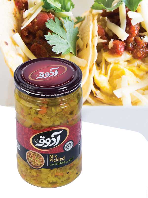 آذوقه ترشی مخلوط ریز750گرم12عددی