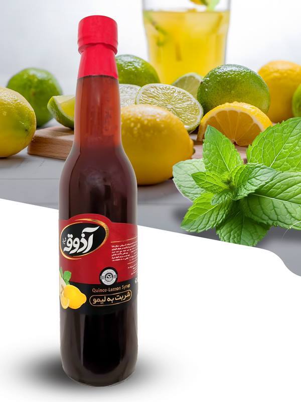 آذوقه شربت بطری به لیمو520گرم12عددی84