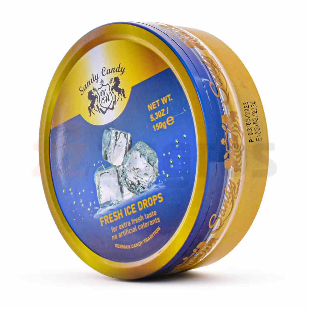 سندی آبنبات قوطی فلزی با طعم یخی 150 گرمی