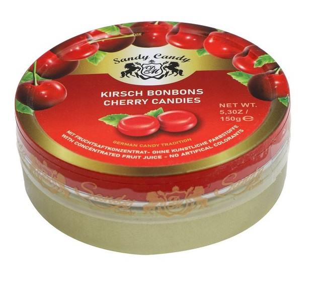 سندی آبنبات قوطی فلزی با طعم گیلاس 150 گرمی