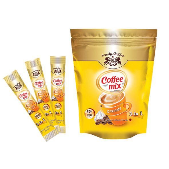سندی بسته کافی میکس طعم کرم 18 گرمی 20 عددی
