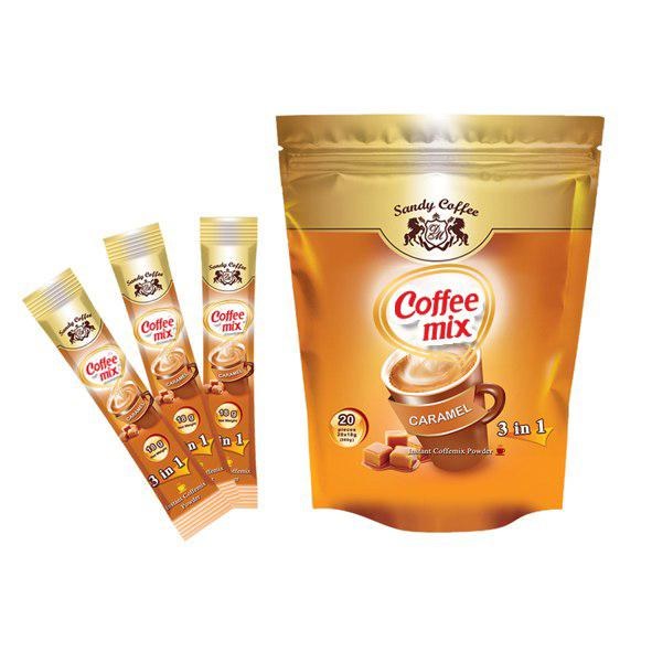 سندی بسته کافی میکس طعم کارامل18 گرمی 20 عددی