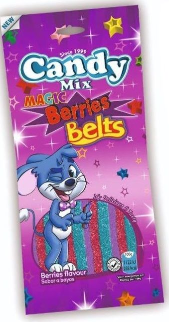 پاستیل نواری بریز 85گرم کندی کد 0027