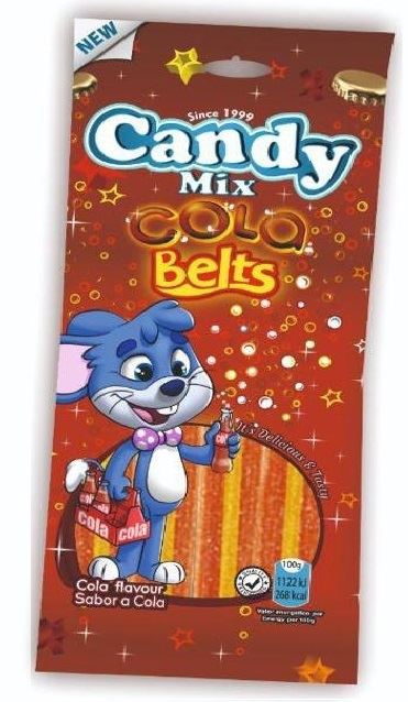 پاستیل نواری نوشابه85گرم کندی کد0072