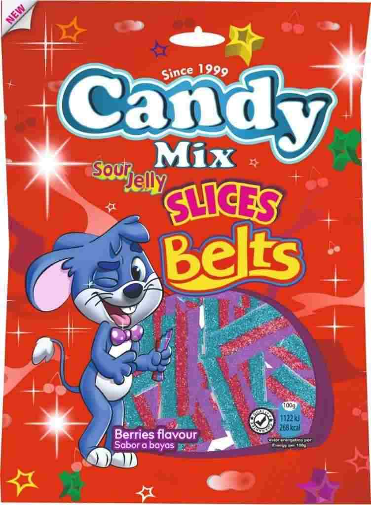 پاستیل نواری لقمه ای بریز 50 گرم کندی کد 0263