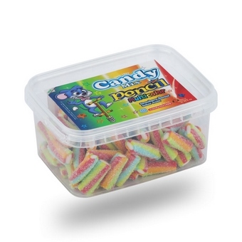 پاستیل مدادی رنگین کمانی لقمه ای 225گرمی کندی کد0607