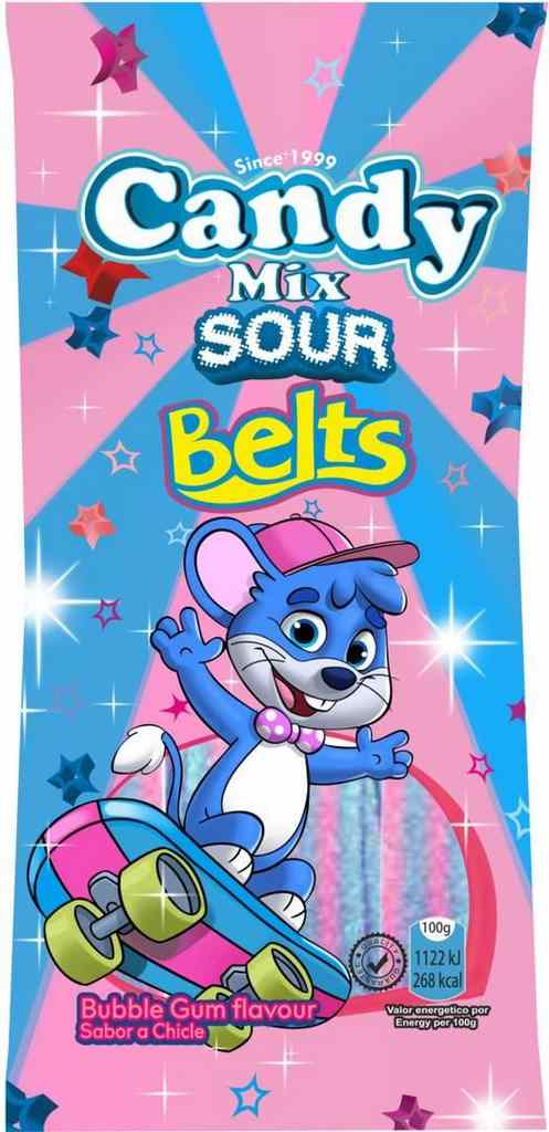 پاستیل نواری آدامسی 85گرمی کندی کد0287