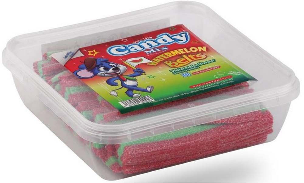 پاستیل نواری هندوانه بلند 1کیلویی کندی کد0423