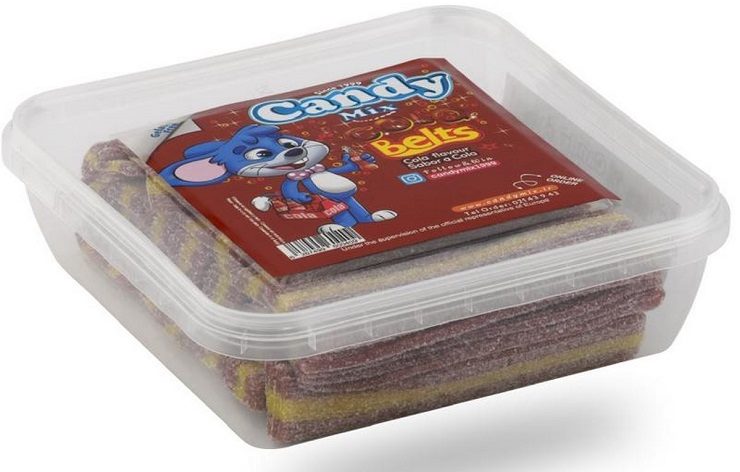 پاستیل نواری نوشابه بلند1 کیلویی کندی کد0409