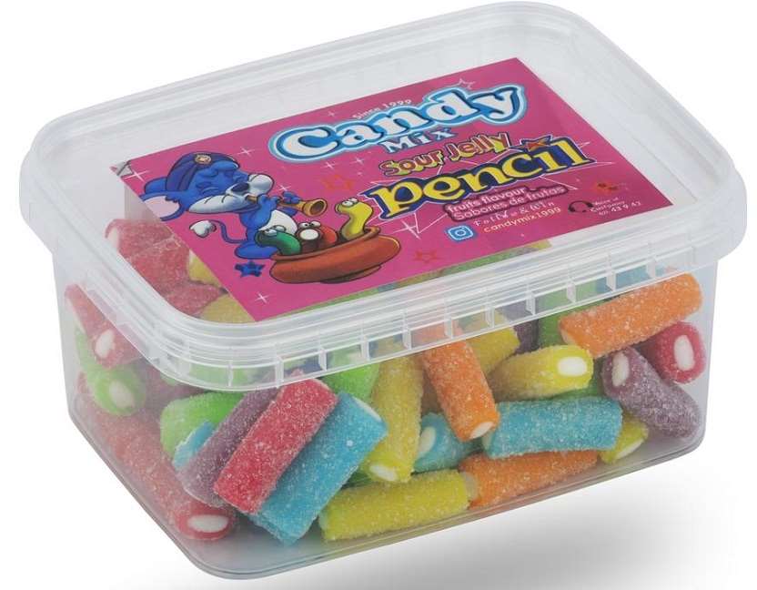 پاستیل مدادی میوه ای لقمه ای 225 گرم کندی