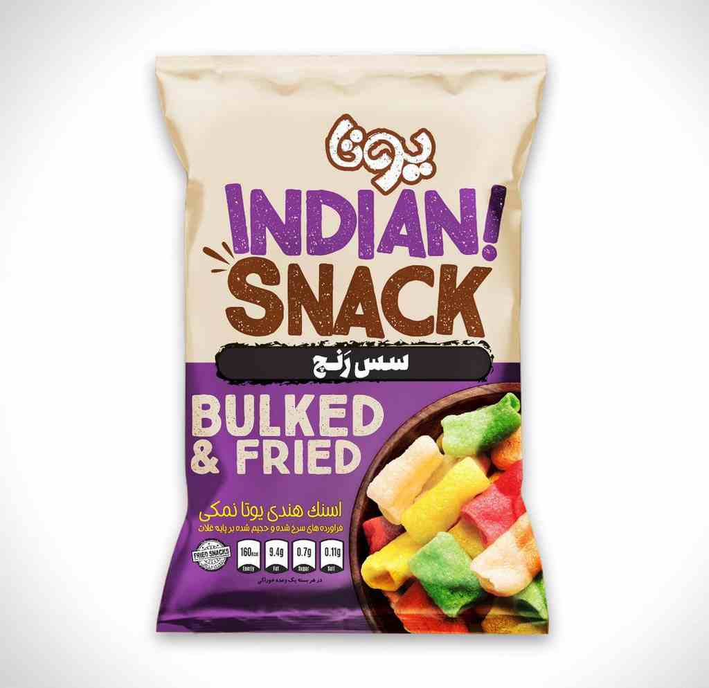 یوتا اسنک هندی سس رنچ 28عددی75گرم