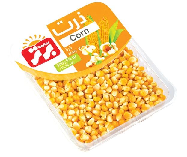 برتر ذرت 300 گرم سیل وکیوم 12 عددی117