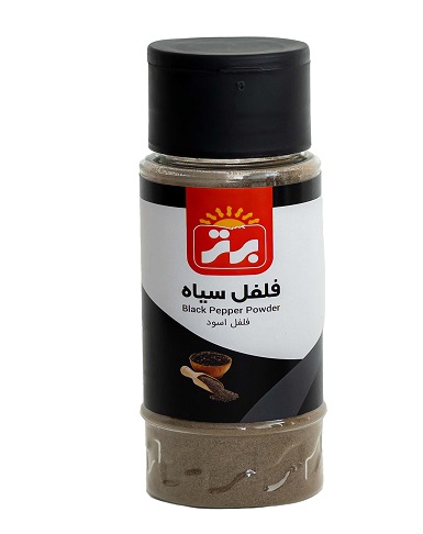 برتر فلفل سیاه100گرم نمکپاش پت12عددی