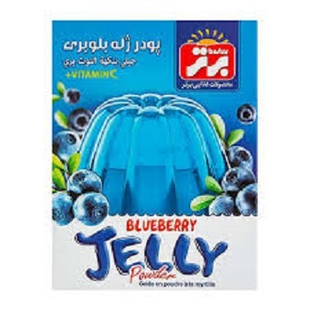 برتر پودر ژله بلوبری 100 گرم جعبه12عددی