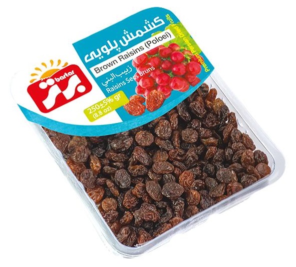 برتر کشمش پلویی 250 گرم سیل وکیوم 12عددی154