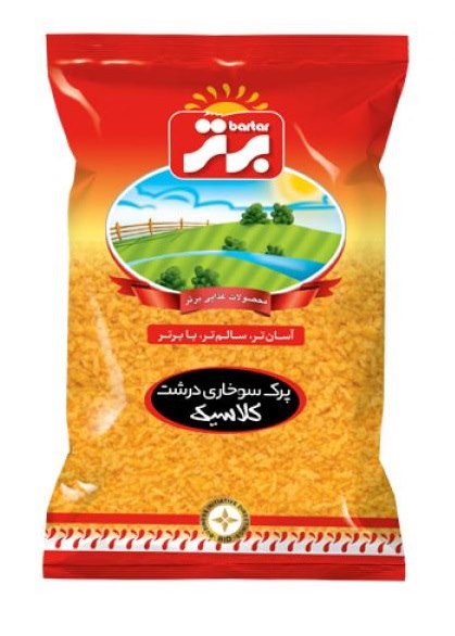 برتر پرک سوخاری درشت200گرم سلفونی12عددی68