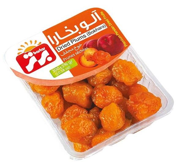 برتر آلو بخارا 300 گرم سیل وکیوم 12 عددی