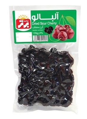 برتر آلبالو خشک 100 گرم وکیوم 24 عددی