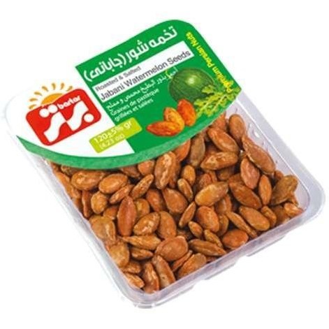 برتر تخمه ژاپنی 120 گرم سیل وکیوم 12 عددی