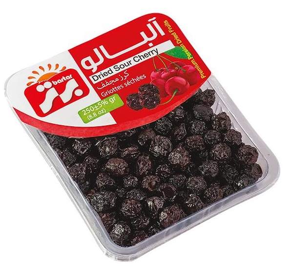 برتر آلبالو خشک سیل 250 گرم12عددی258