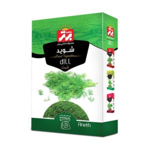 برتر سبزی شوید 50 گرم جعبه 15عددی