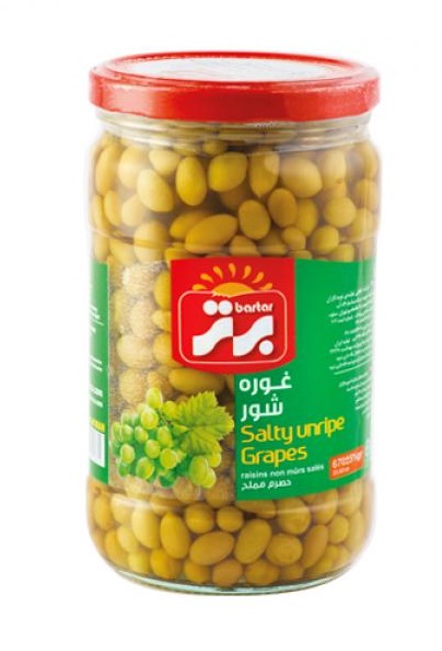 برتر غوره شور 670 گرم 12عددی