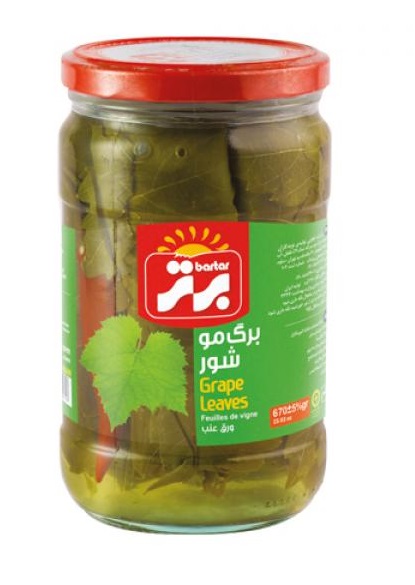 برتر برگ مو شور 670 گرم شیشه 12عددی