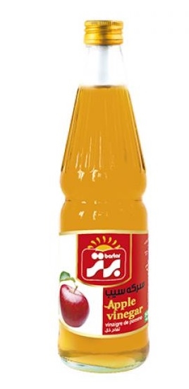 برتر سرکه سیب 500 گرم شیشه 12عددی