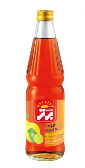 برتر شربت به لیمو 660 گرم شیشه 12عددی141