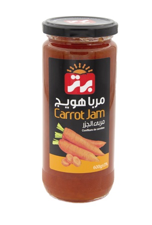 برتر مربا هویج 600 گرم 12 عددی