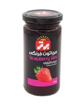 برتر مربا توت فرنگی 290 گرم 12 عددی