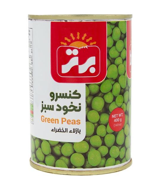 برتر کنسرو نخود سبز 420 گرم 12عددی