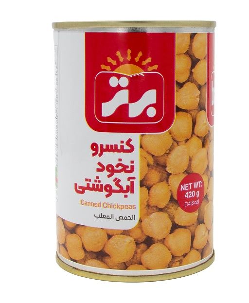 برتر کنسرو نخود آبگوشتی 420 گرم 12عددی