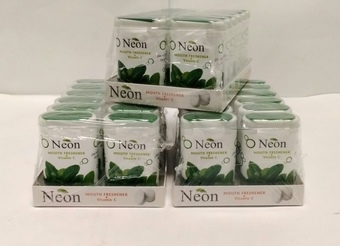 قرص خوش بوکننده دهان نئون نعناء استند12 عددی