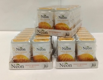 قرص خوش بوکننده دهان نئون انبه استند12عددی
