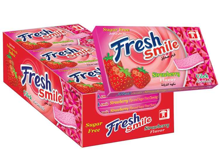 Fresh آدامس بدون شکر توت فرنگی24عددی