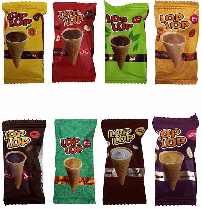 لپ لپ شکلات قیفی پیلوپک فله یک کیلویی