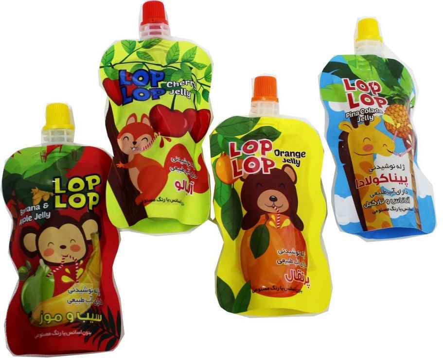 لپ لپ ژله نوشیدنی ٥٠ عددی 19فروش