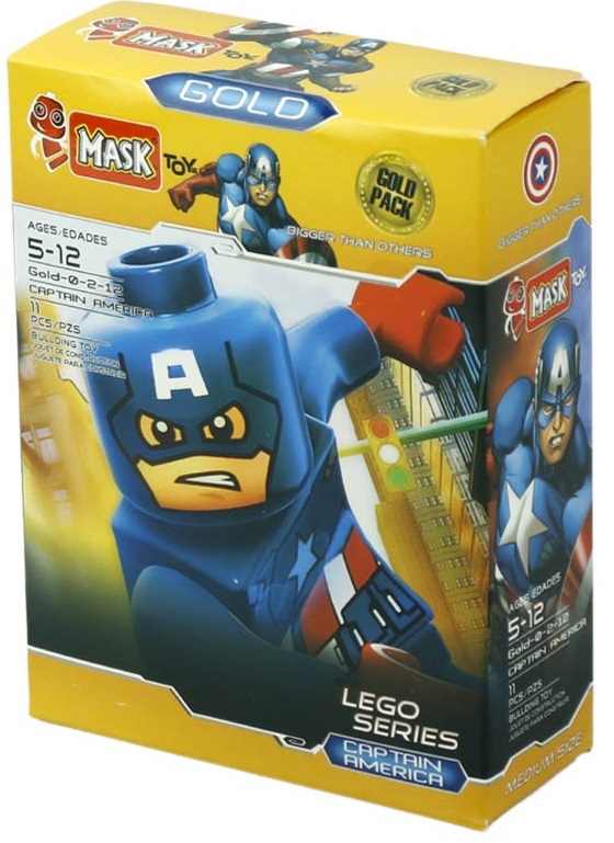 لگو ماسک ١٨ عددیGold Pack