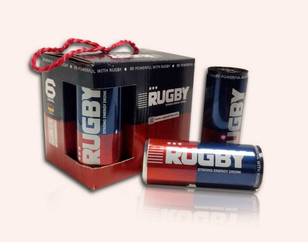 نوشابه انرژی زا 250ccکلاسیک راگبی 6عددی