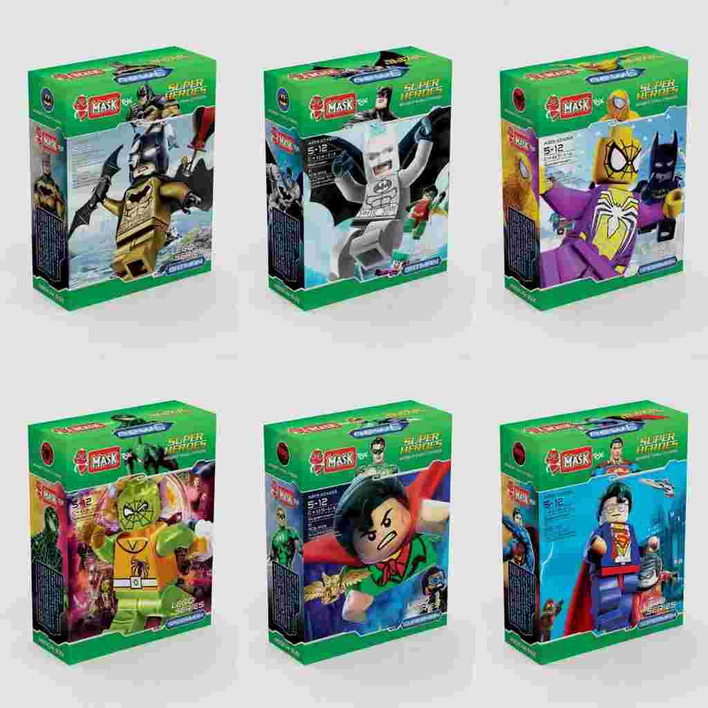 لگو ماسک متوسط 18 عددی سوپرهیرو +C