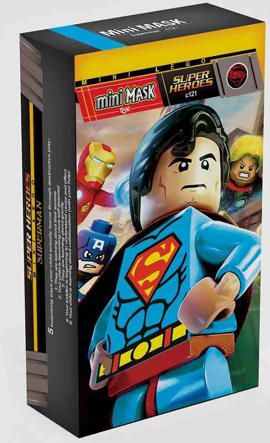 لگو ماسک ریز 24عددی سوپرهیرو +C