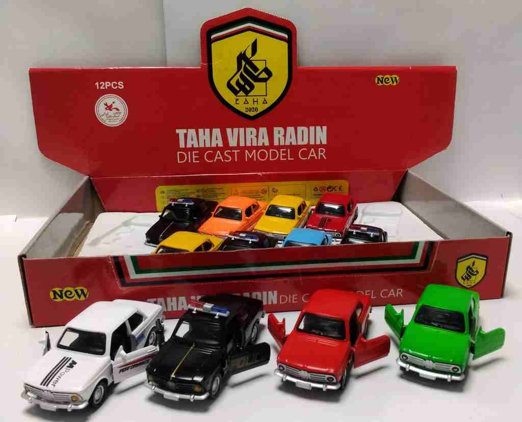 طاها ماشین فلزی BMW  عقب کش 12 عددی